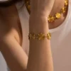 Pulsera Sol 18K