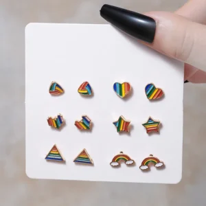 Set Topitos Arcoiris x 6