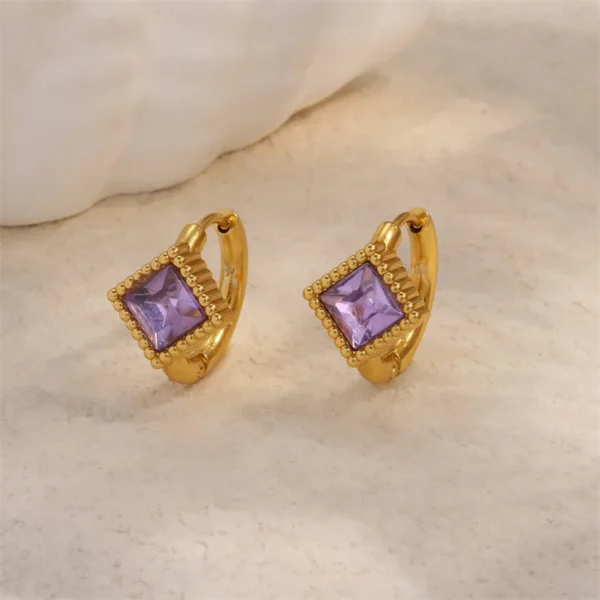 Aretes Lavanda