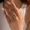 Anillo irregular 18K - Imagen 3